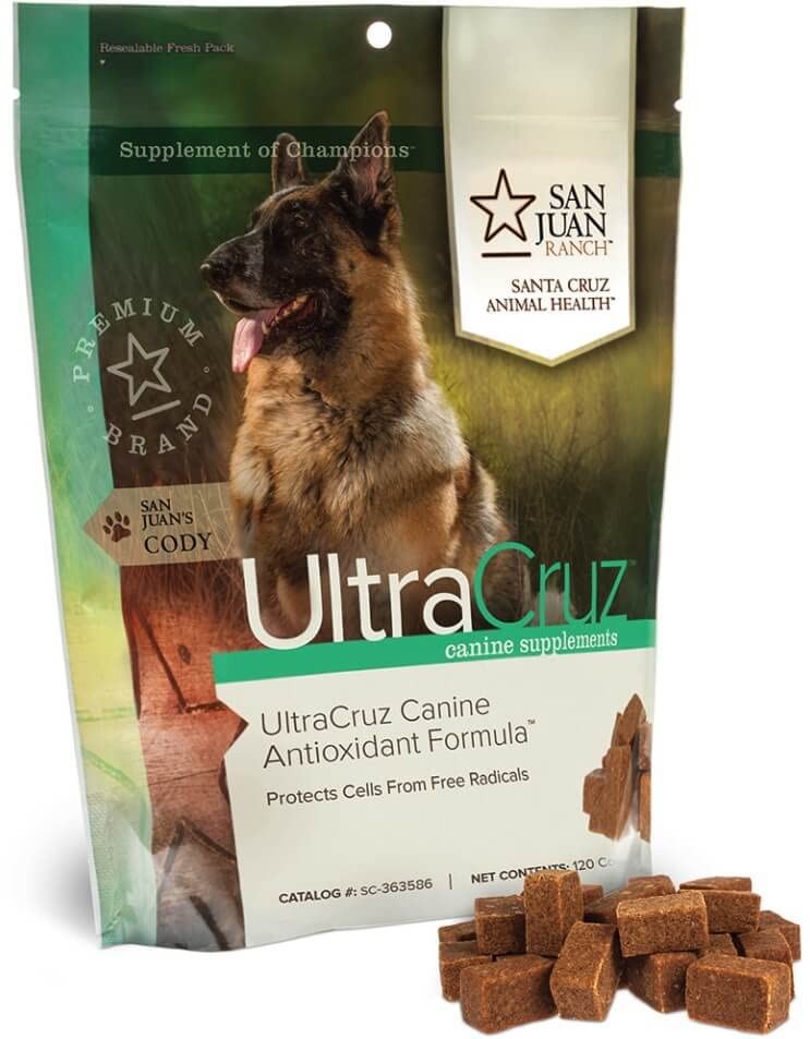 UltraCruz Canine Antioxidant Supplement for Dogs, 120 Tasty Chews - BeesActive Australia