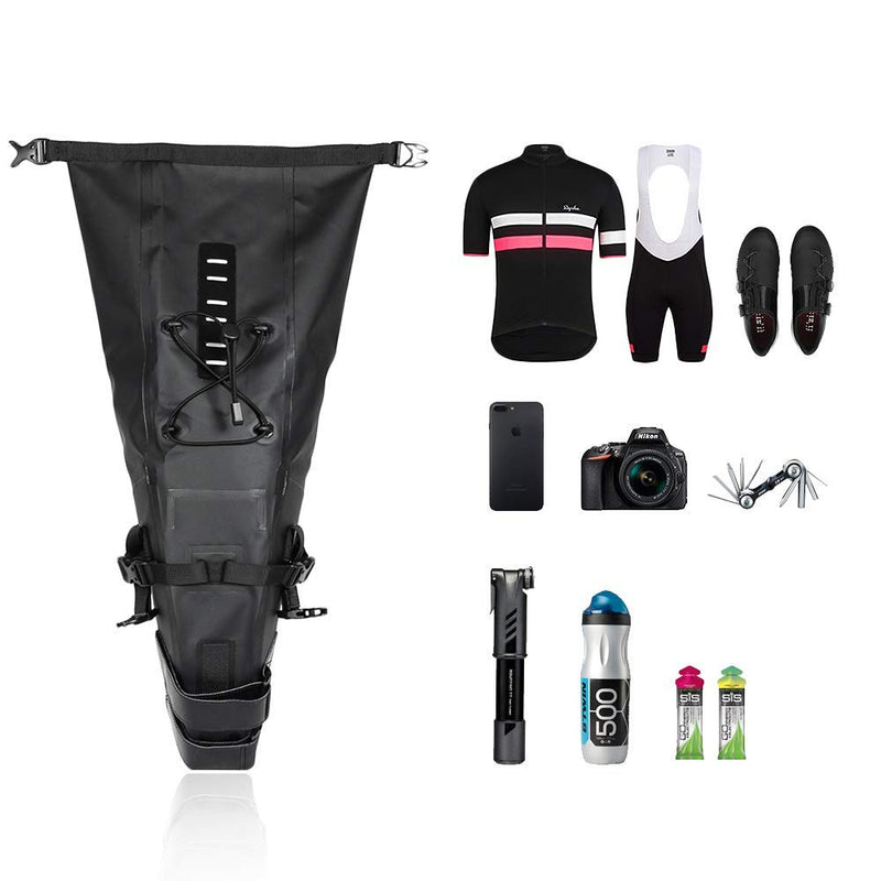 Waterproof Bicycle Saddle Bag Bike Bag Under seat Bag Rainproof Mountain Road Bike Seat Bag Bicycle Bag Professional Cycling Accessories Black 10L - BeesActive Australia