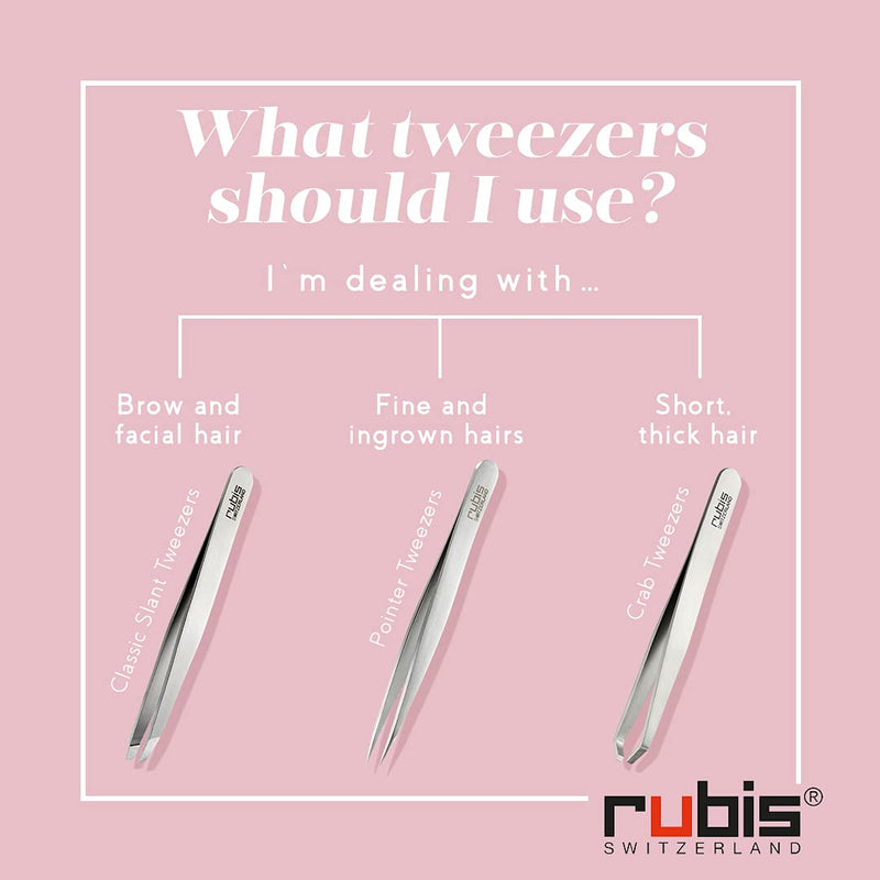 Rubis Pointer Tweezer, Classic 1K002,Rubis Switzerland Swiss Made World Renowned Precision - BeesActive Australia