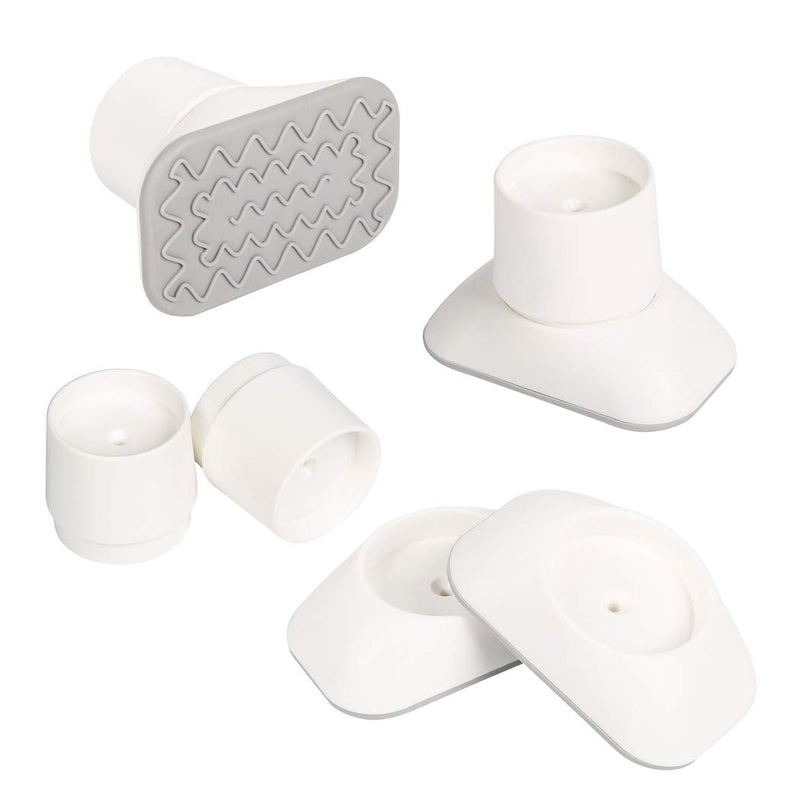 Baby Gate Extender Wall Protector - Pressure Mounted Gates Extension Kit Extends 1.1-3.5 inches Child Safety Gates and Protect Walls & Doorways from Pet & Dog Gates - Work on Stairs (White) White - BeesActive Australia