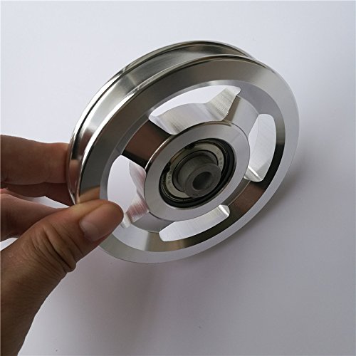 Universal Aluminium Alloy Bearing Pulley Wheel Gym Accessory Diameter 90mm&115mm 2 Size for Fitness Equipment ??90mm - BeesActive Australia