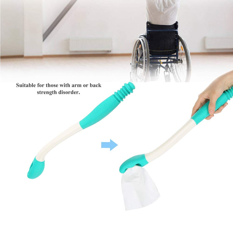 Bottom Wiper, Long Handle Reach Comfort Holder Toilet Paper Tissue Grip Self Assist Bathroom Bottom Wipe Aid Helper 15.7 Inch - BeesActive Australia