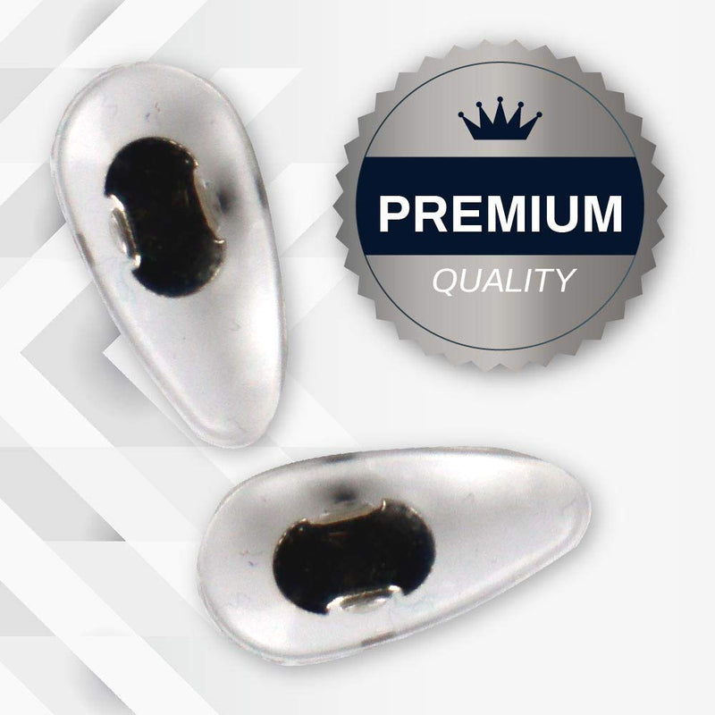 Nose Pads Replacement for Certain RB Aviator | Soft PVC | Silver Colour | 1 Pair | by Sports World Vision - BeesActive Australia