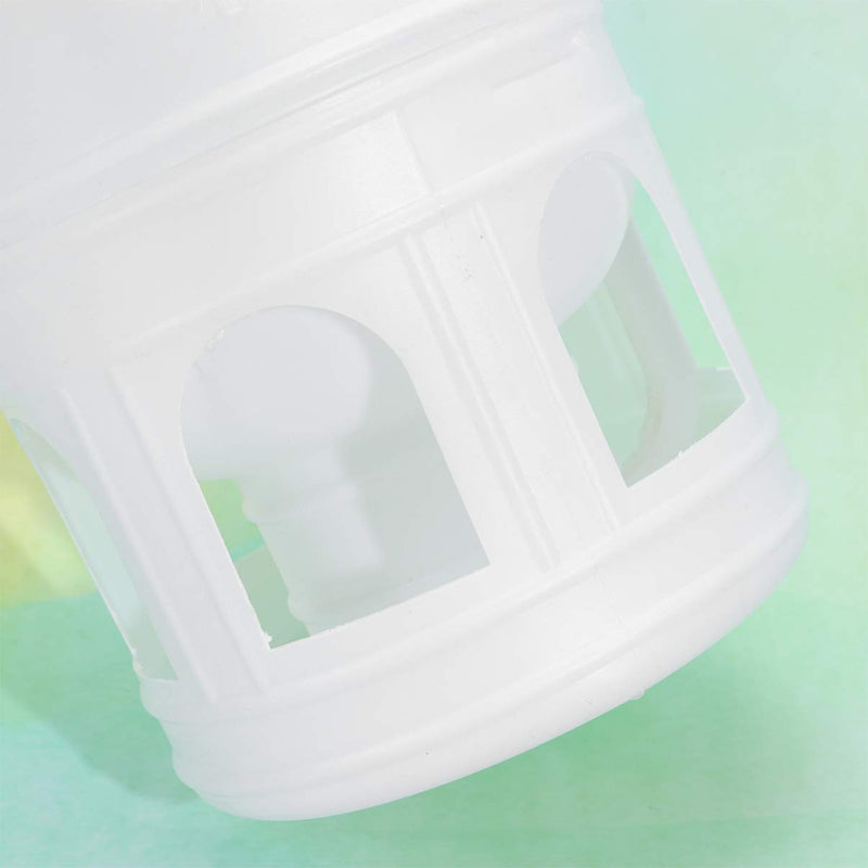 TEHAUX Pigeon Water Feeder, Bird Water Drinker 3L Bird Water Dispenser Automatic Feeder Hanging Water Bottles for Pigeon (White) - BeesActive Australia