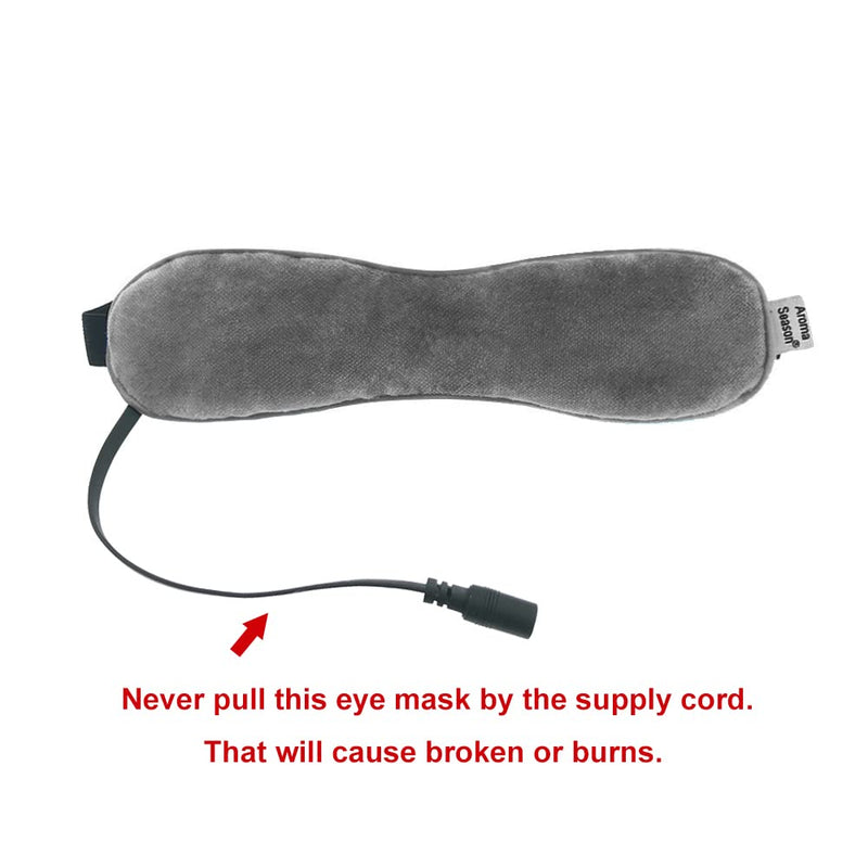 Aroma Season Moist Heated Eye Mask for Blepharitis and Dry Eyes Treatment, Warm Therapy to Unclog Glands, Relieve Stye Eye, Dry Eye Syndrome and MGD (Gray) Gray - BeesActive Australia
