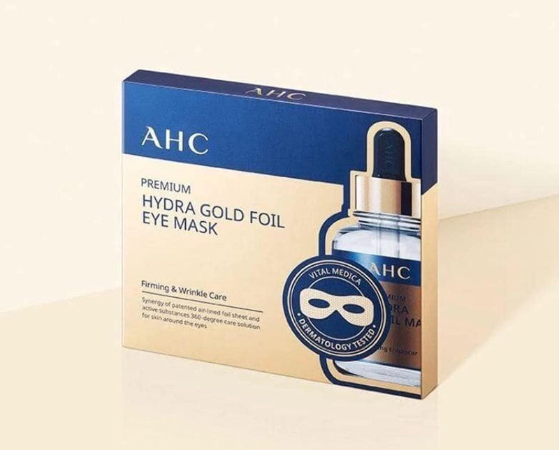 AHC Premium Hydra GOLD Foil Eye Mask 7ml /0.23 fl.oz. (Pack of 5) - BeesActive Australia