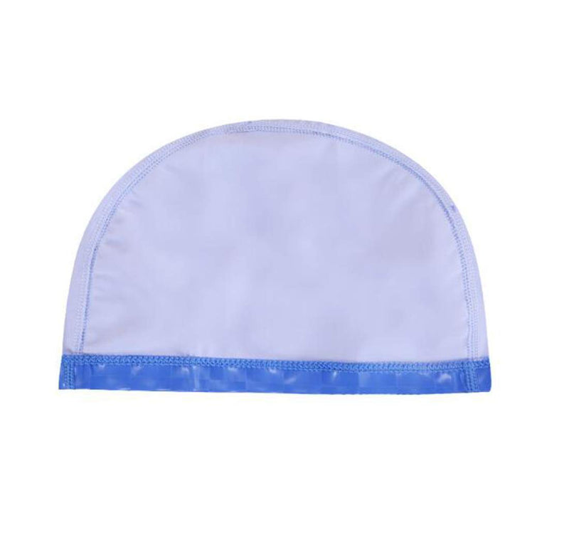 Ewanda store Solid Color Waterproof Swim Caps with PU Coat for Long Hair Swimming Cap Bathing Hat for Adult Men and Women Black - BeesActive Australia