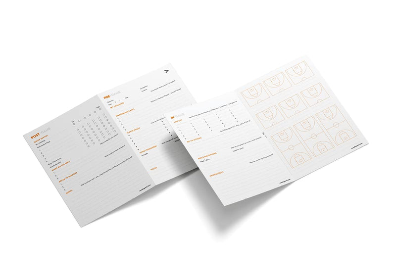 MVMT sports Basketball Game Card for Coaches - BeesActive Australia