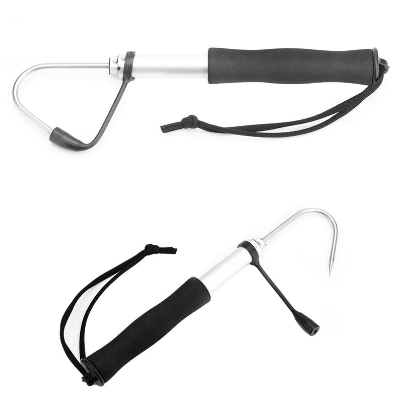 Vipxyc Fishing Gaff Hook, Retractable Fishing Gripper with Stainless Fishing Spear Hook Tackle for Fishing Ice Fish Accissories for Saltwater Fishing - BeesActive Australia