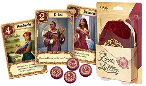Love Letter | New Bag Edition | 2-6 Players | 20 Minutes Playing Time | Super Fun Party Card Game - BeesActive Australia
