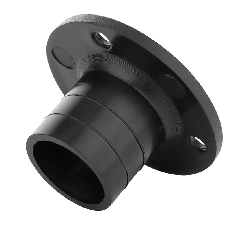 VTurboWay 2 Pcs Nylon 45 x 26mm Boat Floor Deck Drain Fit for Yacht Kayak Deck Drainage Supplies, Black, Free Mounting Screws - BeesActive Australia