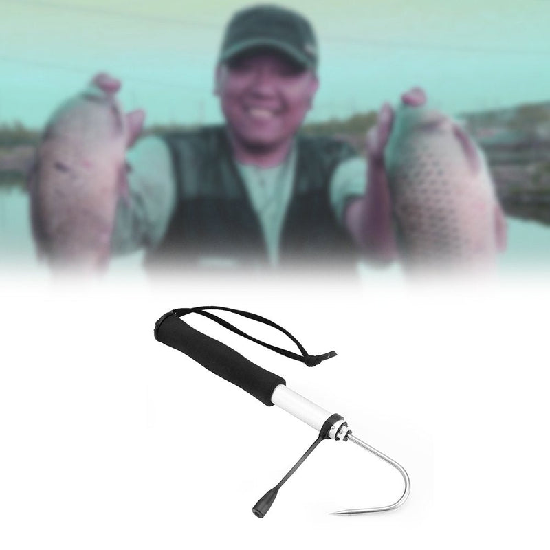 Vipxyc Fishing Gaff Hook, Retractable Fishing Gripper with Stainless Fishing Spear Hook Tackle for Fishing Ice Fish Accissories for Saltwater Fishing - BeesActive Australia