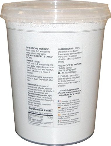Diatomaceous Earth (Food Grade, Fresh Water Source, Peru) 500g tub - BeesActive Australia
