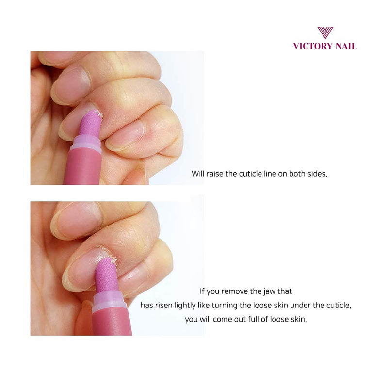 VICTORY NAIL 1PCS Ceramic Cuticle On/Off Oil Pusher - BeesActive Australia