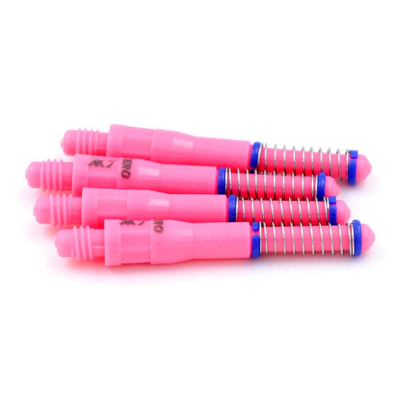 [AUSTRALIA] - Black Scorpion Cuesoul TERO AK7 Dart Stems Dart Shafts Built-in Spring Telescopic,Set of 4 pcs-B/D/F/H Size Pink D 