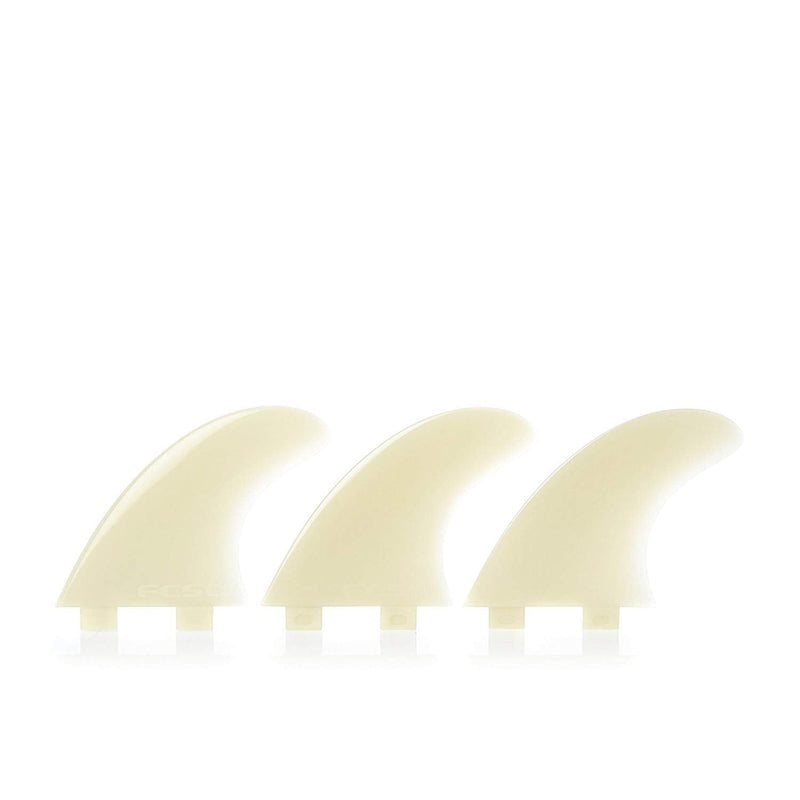 FCS M5 Natural Glass Flex Set of Tri Fin Medium Medium - BeesActive Australia