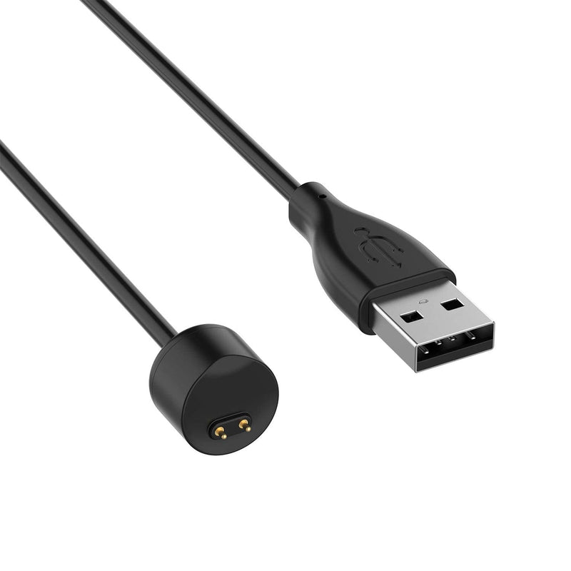Charging Cable Compatible with Xiaomi Mi Band 6, Magnetic Charger Cord Replacement Charge Dock for Mi Band 5 Fitness Tracker Accessories (2-Pack, 1.64ft) - BeesActive Australia