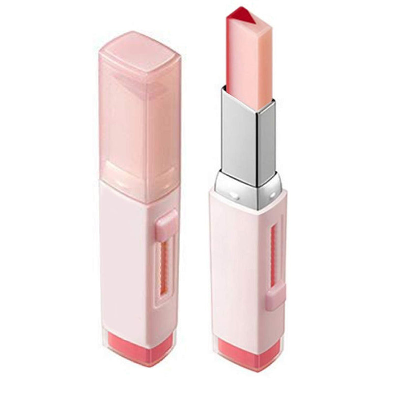 Lip Gloss, Two Tone Blending Lip Bar, Tinted Lip Stick, Moisturizing Lip Balm,Creamy Texture Moist Feeling With Vivid Color Combination and Tint (Tomato Sherbet #06) Tomato Sherbet #06 - BeesActive Australia