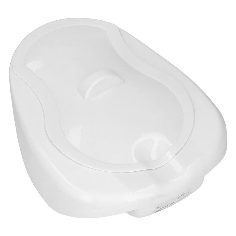 Alomejor Nursing Bedpan, Plastic Bed Pans Heavy Duty Urinal Slipper Bedpan with Lid for Elderly Bed Bound Adults White - BeesActive Australia