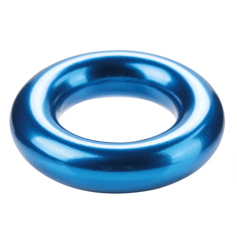 Large O-Ring for Climbing Mountaineering Perfect Tension Round Rappel Aluminum Ring Blue - BeesActive Australia