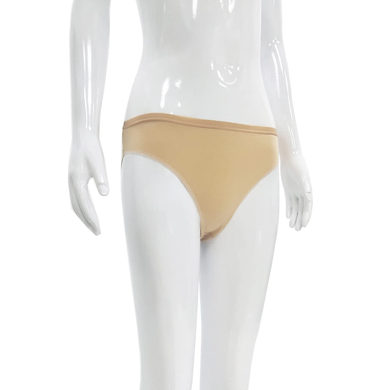 TAIKMD 2pcs Women Ballet Dance Briefs Gymnastics Performance Dancer Bikini Panty Ballerina Bottoms Underwear Nude 2 Pieces Medium - BeesActive Australia