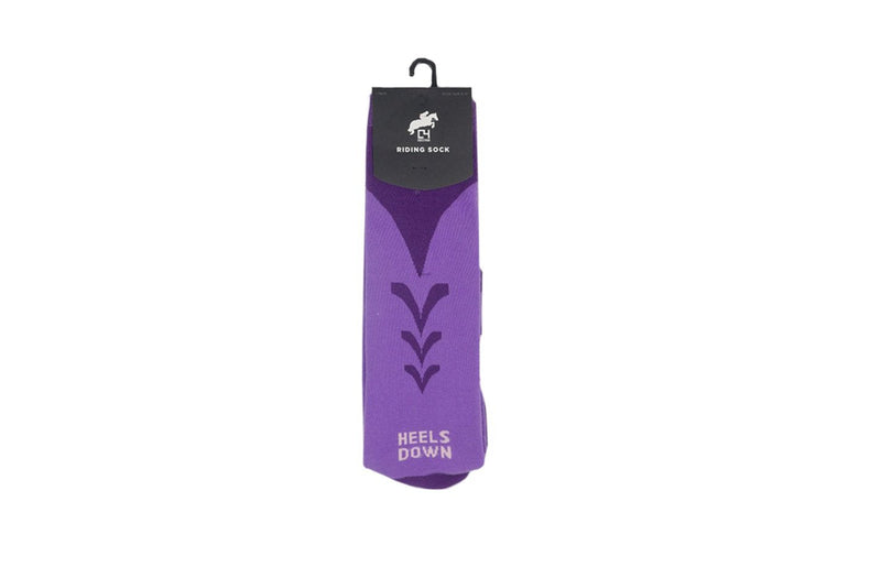 C4 Equestrian High Performance Riding Socks - Horse Riding & Tall Boot Over the Calf Knee High Socks for Women Purple - BeesActive Australia