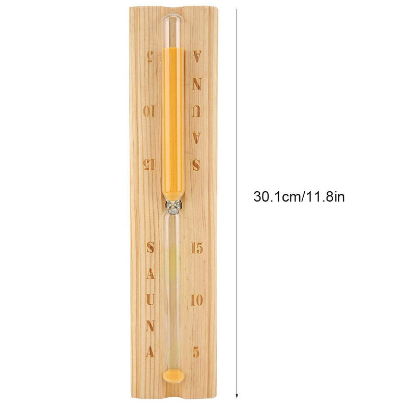 Sauna Hourglass Sand Timer - 15 Minutes Timing Hourglass, Sand Timer, for Sauna Room, Home Sauna Room, Office, Restaurant, etc, Easy to Install. - BeesActive Australia