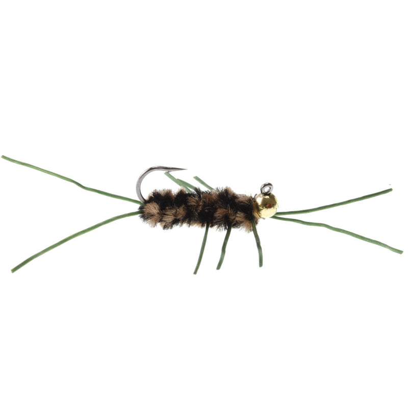 The Fly Fishing Place Tungsten Bead Jigged Pat's Rubber Legs Nymph Assortment Fly Fishing Flies - Trout and Bass Wet Fly Pattern - 8 Flies Hook Size 10 - BeesActive Australia