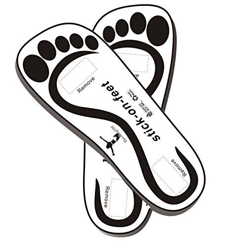 Economy 25 Pairs(50feet) Black Spray Tan Stick on Feet Disposable Spa Sole Protector Foot for Sunless Tanning - BeesActive Australia