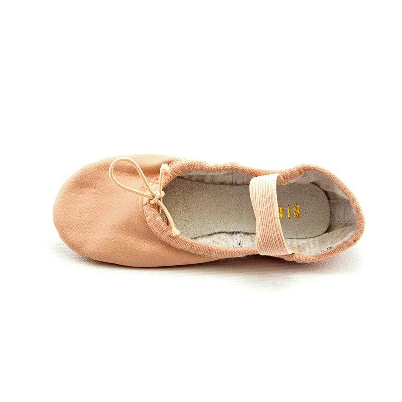 [AUSTRALIA] - Bloch Girls Dance Dansoft Full Sole Leather Ballet Slipper/Shoe, Pink, 11 Wide Little Kid 