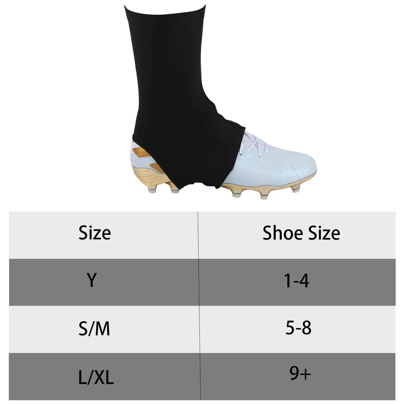 Spats Football Cleat Covers,Youth Cleat Covers Football Keeps Dirt/Turf Debri Out,Bike Cleat Covers,Cleat Sleeves For Football Soccer Lacrosse Kids Teenagers Youths Adults.Cleat Cover Ankle Support Small - BeesActive Australia