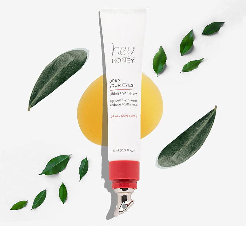 Hey Honey, Open Your Eyes, Lifting Eye Serum. Light fluid revitalizes the appearance of your entire eye contour to deliver a bright, rested look. 0.5 oz. - BeesActive Australia