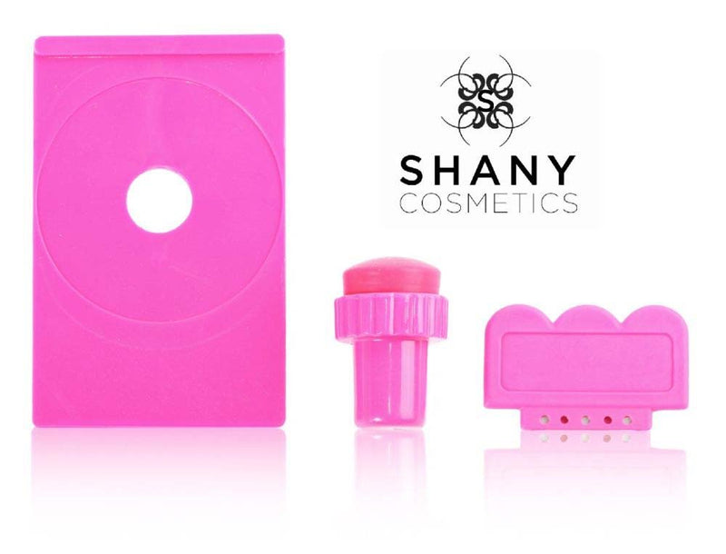 SHANY Stamping Nail Art Set (Nail Art Image Plate Holder, Scraper, Stamper) - BeesActive Australia