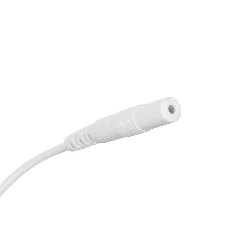 ZJchao 10pcs 2.0mm Ear Clip Electrode Wire Electrode Lead Cable Durable Connecting Cable for Digital TENS Massage Machine Breast Ear Massage Clip - BeesActive Australia