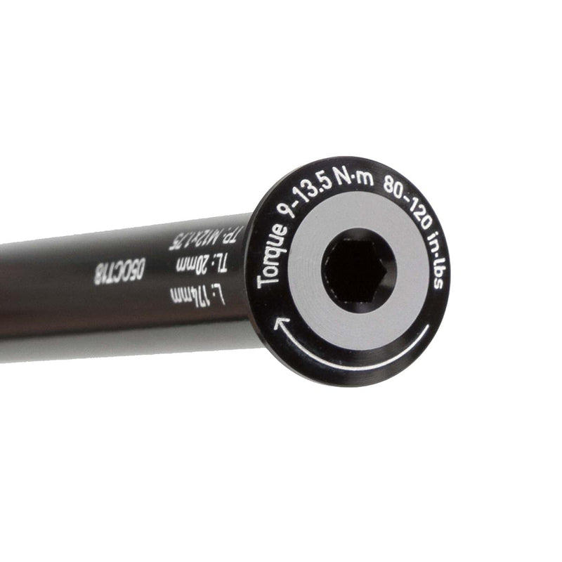 SRAM Maxle Stealth Rear MTB, 12X142, 174mm, Length 20mm, Thread Pitch M12X1.75 Standard Frames Axle, Black, 12X142mm - BeesActive Australia
