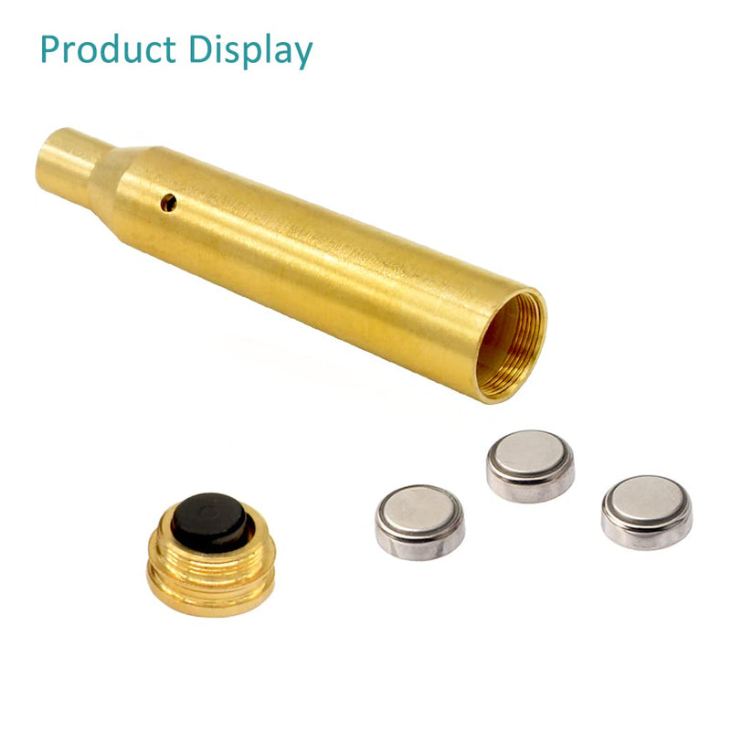 .30-06 /25-06 /270 Bore Sight Laser Red Dot Cartridge Laser bore Sighter with 2 Sets of Batteries - BeesActive Australia