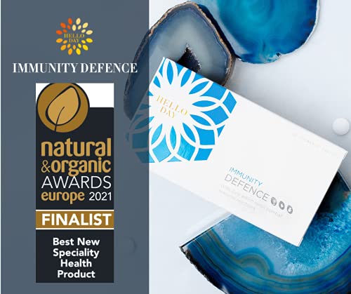 Hello Day - Immunity Defence - Unique Patented Drug Free Hayfever Relief - 30 Chewable Tablets - Clinically Proven - Pharma Grade - BeesActive Australia