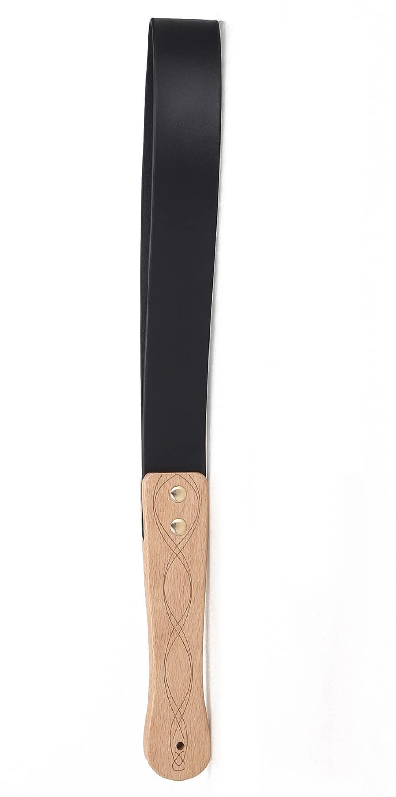 Turgorl Leather Paddle Wood Handle Belting Paddles Premium Quality Horse Strap-16.1x1.4inches - BeesActive Australia