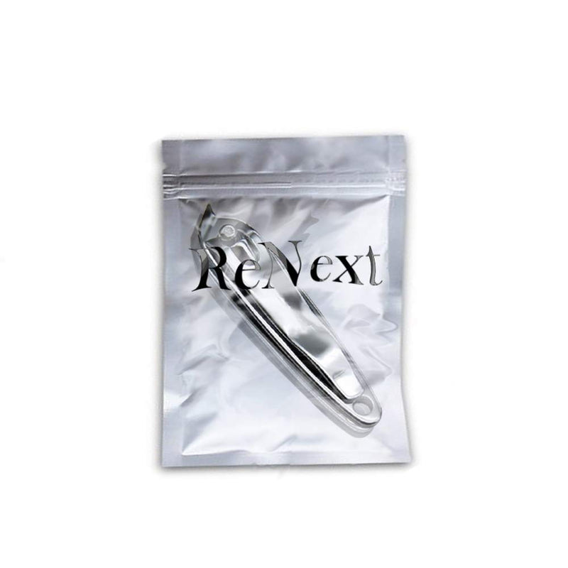 ReNext Side Slant Edge Finger Trimmer Toe Nail Clippers without File Silver Tone - BeesActive Australia