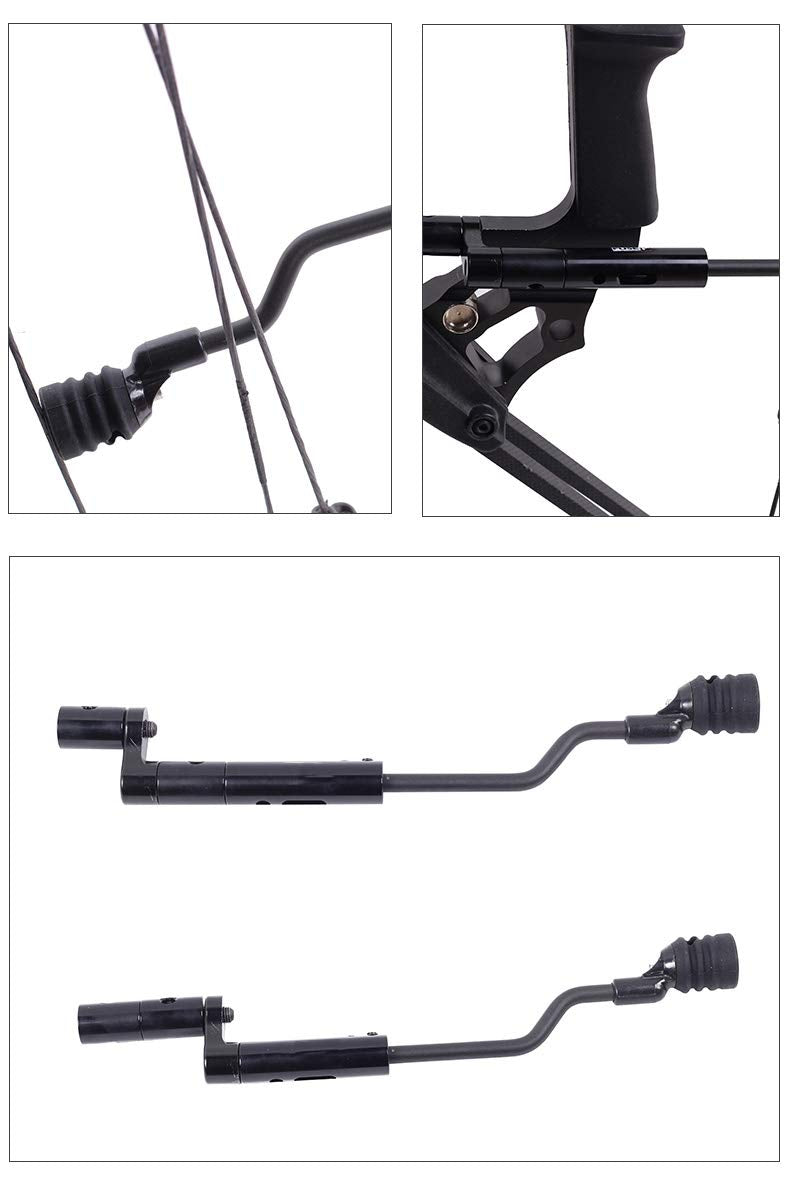 AMEYXGS String Stop Bracket String Decelerator Compound Bow Vibration Balance Stabilizer Black - BeesActive Australia