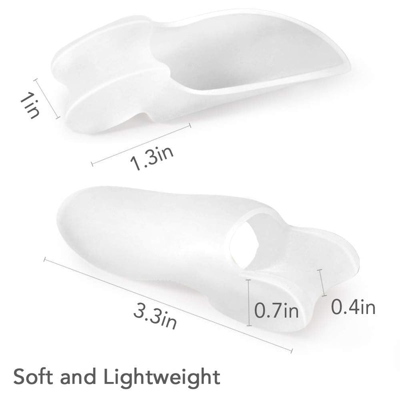Gel Toe Bunion Separator Corrector,10 Pack Soft Hallux Valgus Protectors Straightener,Bunion Pad & Separates,Relief Bunion Pain - BeesActive Australia