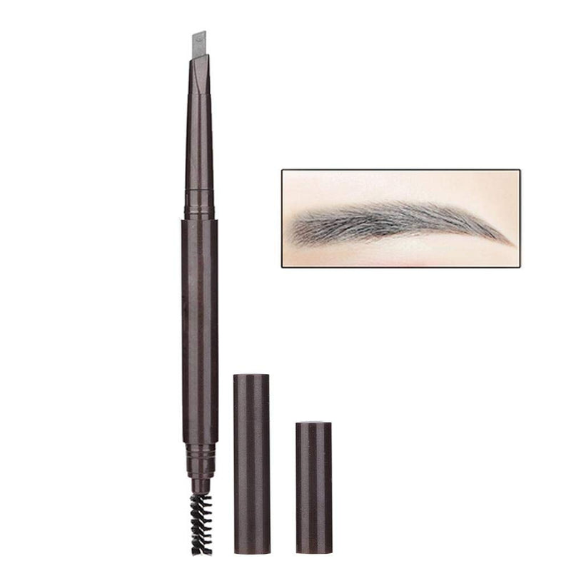 Eyebrow pen with brush, automatic double-ended eyebrow make-up pencil(4# gray) 4 # gray - BeesActive Australia