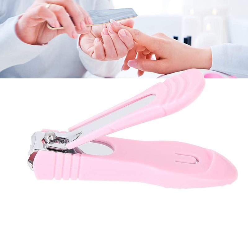 Edge Nail Clippers, Pink Silicone Dog Nail Clippers, Multifunctional for Thick Nails Seniors Nail Art Salon and Home - BeesActive Australia