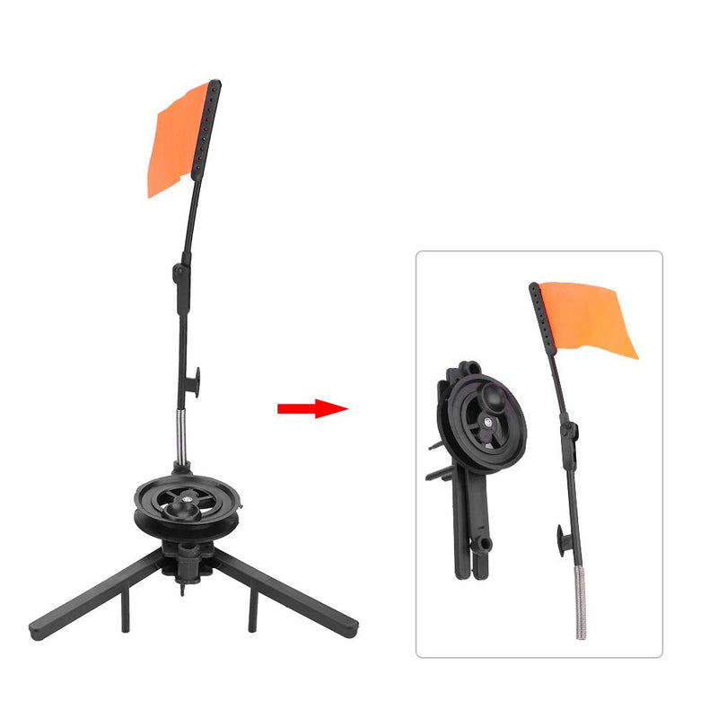 Ice Fishing Tip Up Fishing Rod Tip up Compact Orange Flag Tackle Accessory Kit for Ice Fishing Accessory - BeesActive Australia