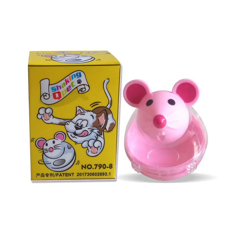 2pcs Cat Slow Feeder Cat Food Ball,Mice Water Droplet Bone Tumbler Shaped Pet Treat Ball Cat Food Toy Ball,Cat Slow Feeder,Cat Enrichment Toys - BeesActive Australia