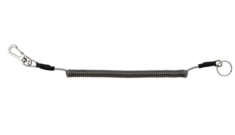 Mini Skater Fishing Coil Lanyard Fishing Tool Retractable Plastic Safe Rope Wire for Securing Fishing Pliers, Kayak, Surfing, Boating and Wading,1Pcs (Spiral Length:6 inch) - BeesActive Australia