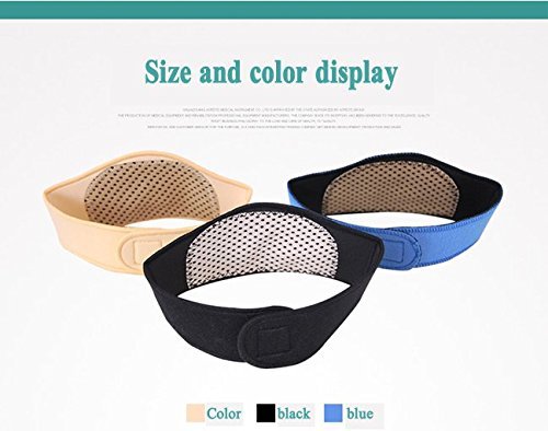 Neck Support Brace Self Heating Magnets Natural Healing Chronic Pain Headaches (Black) Black - BeesActive Australia