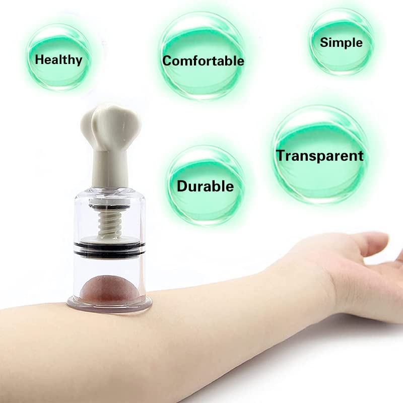 2PCS Cupping Set,Vacuum Twist Suction Cupping Device for Relaxation Pain Relief 3cm M(3) - BeesActive Australia