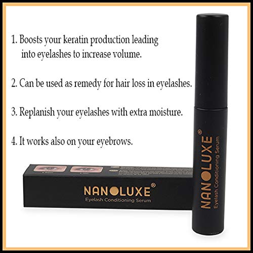 Nanoluxe Eyelash Conditioning Serum for Eyelash Repair & Growth 9ml - BeesActive Australia