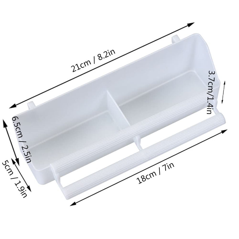 Seneme Bird Water Dispenser for Cage, Bird Food Feeder for Cage, Bird Food Bowl Cups, Bird Waterer Food Feeder, Birds Dispenser Feeder, Hanging Food Feeder for Cage with Feeder Accessories 4 Pack - BeesActive Australia